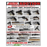 ONLINE ABSOLUTE AUCTION - 180+ FIREARMS, AMMO & MORE