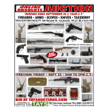 FIREARMS, AMMO, KNIVES, TAXIDERMY & MORE - SELLING AT ONLINE ABSOLUTE AUCTION