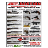 ONLINE ABSOLUTE AUCTION - FIREARMS, KNIVES, AMMO & MORE
