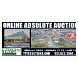 Online Absolute Auction: 3700 Sq.Ft. Commercial Building