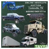 Online Absolute Auction: Military Surplus - Vehicles - Trailers - Tools