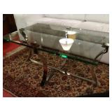 MODERN DESIGN CHROME COFFEE TABLE