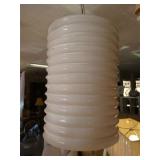 ITALIAN WHITE GLASS PENDANT LAMP