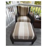 Chair w/ Ottoman