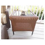 Wicker End Table