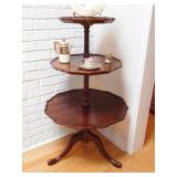 Mahogany 3 Tier Stand