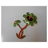 Rhinestone Brooch