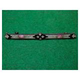 Sterling Enamel Bar Pin
