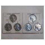 1943 PDS Steel Pennies