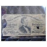 25 Cent Fractional Currency