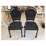Pair of Wicker Chairs