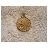 1910 Indian Head Five Dollar Gold Piece