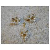 14k Pearl Pendant & Earrings