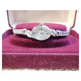 14k Omega Diamond Watch