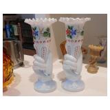 Hand Blown Hand Vases