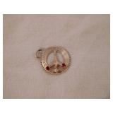 14k Ruby St. Thomas Charm