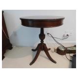 Mahogany Drum Table