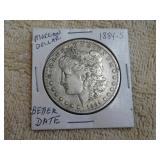 1884 -s Morgan Silver Dollar