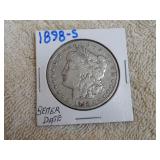 1898 -s Morgan Silver Dollar