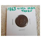 1863 CivilWar Token