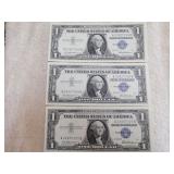 3 - 1957 Silver Certificates