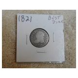 1821 Capped Bust Dime