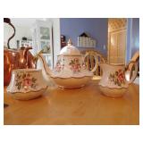 Teapot w/ Sugar & Creamer