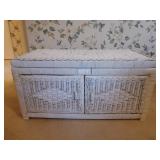 Wicker Blanket Chest