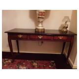 Mahogany Sofa/Hall Table