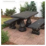 Patio Table & Benches