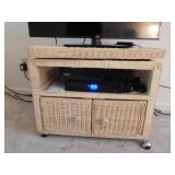 Wicker Television Stand