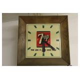 BIG 5 ft. lighted clock 1960