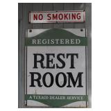 Porcelain steel sign Porcelain steel sign