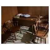 Drop leaf table and chairs 