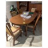 Dining table and chairs 