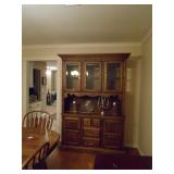 Oak matching hutch