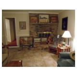 Rocker, chairs, tables