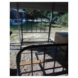 Antique full size bed frame