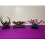 Vtg Japanese Dolls Art Glass Original Art Carlos Dias Cuff