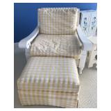 Chair with ottoman