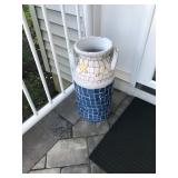 Mosaic milk can