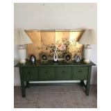 Console table, silk screen