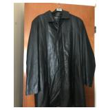 Leather coat