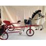 BUY IT NOW--Soviet made toy pedal car in the shape of a horse--great condition--this is the only one