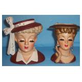 Head vase collection