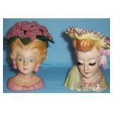 Head vase collection