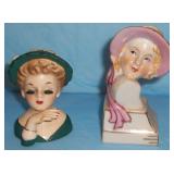 Head vase collection