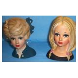 Head vase collection