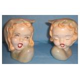 Head vase collection