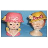 Head vase collection